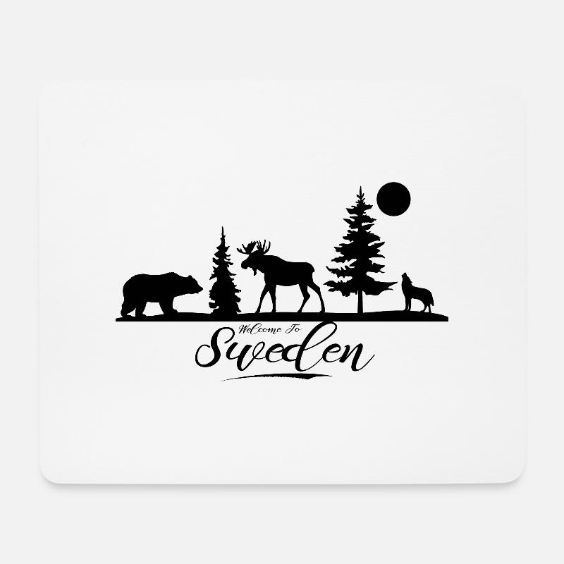 Schweden Schweden Viking Norden Skandinavien Mittsommer - Mousepad (Querformat) - Weiß