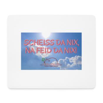 Scheiss da nix 3 - Mousepad (Querformat) - Weiß - Vorne