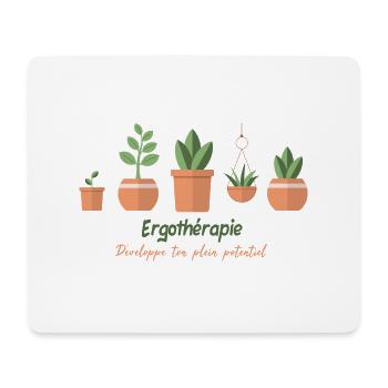 Ergothérapie: Développe ton plein potentiel - Tapis de souris (format paysage) - blanc - Devant