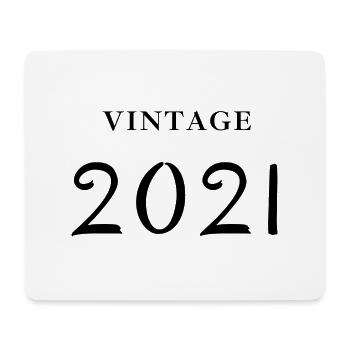 Jahrgang 2021 - Geschenkidee zum Geburtstag - Mousepad (Querformat) - Weiß - Vorne