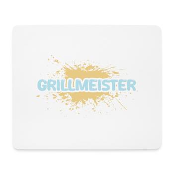 Job Grill Master - Tapis de souris (format paysage) - blanc - Devant