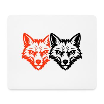 Fox Head Team - Mouse Pad (horizontal) - white - Front