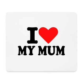 Mutter – Mum - Mousepad (Querformat) - Weiß - Vorne