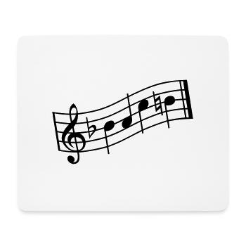 bach - Mousepad (Querformat) - Weiß - Vorne