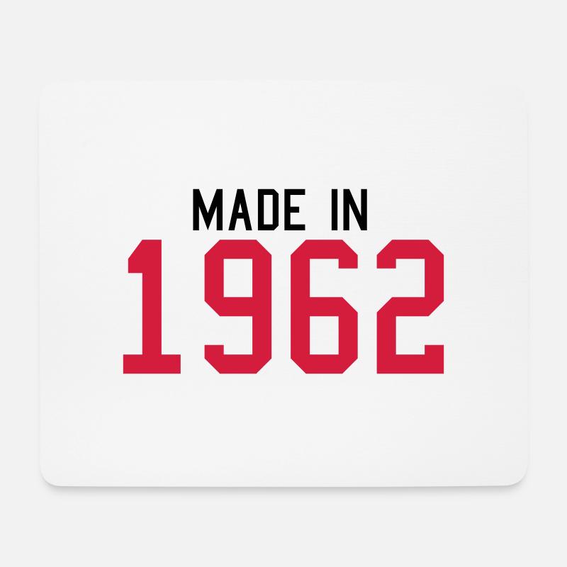 1962 - Mousepad (Querformat) - Weiß