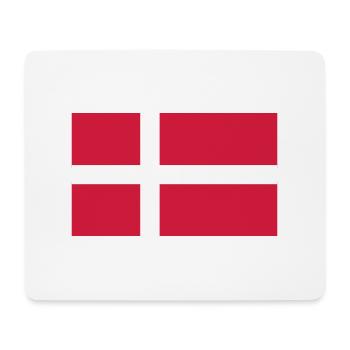 Danemark - Tapis de souris (format paysage) - blanc - Devant