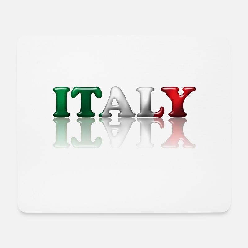 Italy - Mouse Pad (horizontal) - white