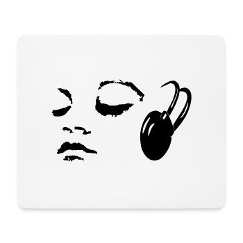 Musik - Mousepad (Querformat) - Weiß - Vorne