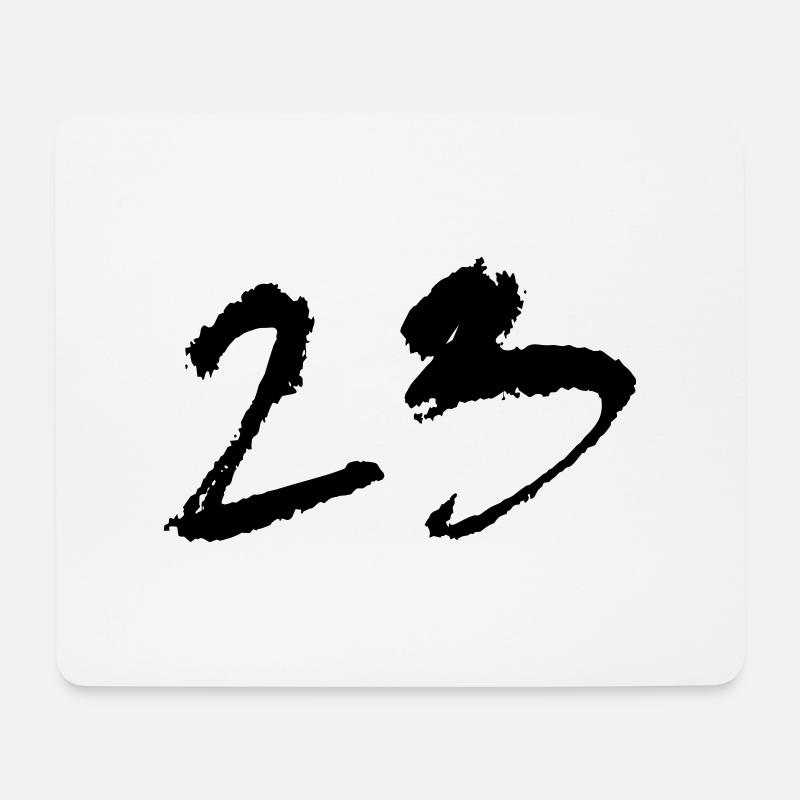 23 - Mousepad (Querformat) - Weiß