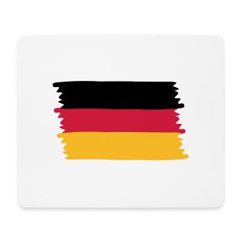 Deutschland - Mousepad (Querformat) - Weiß - Vorne