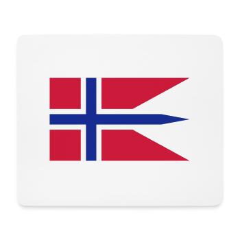 norway flag - Tapis de souris (format paysage) - blanc - Devant