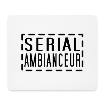SERIAL AMBIANCEUR - Tapis de souris (format paysage) - blanc - Devant