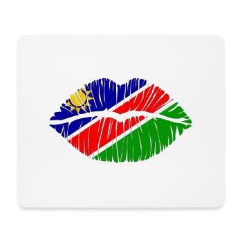 Kuss Namibia - Mousepad (Querformat) - Weiß - Vorne