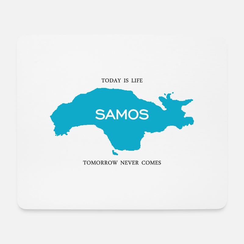 Samos - Today is Life - Mousepad (Querformat) - Weiß