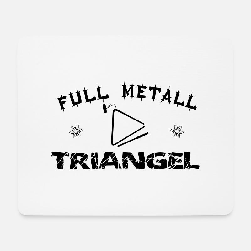 volksmusik_fm-triangel - Mousepad (Querformat) - Weiß