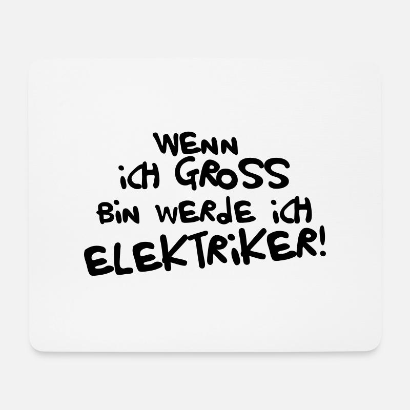 Ich werde Elektriker - Mousepad (Querformat) - Weiß