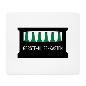 Gerste Hilfe Kasten - Mousepad (Querformat) - Weiß - Vorne
