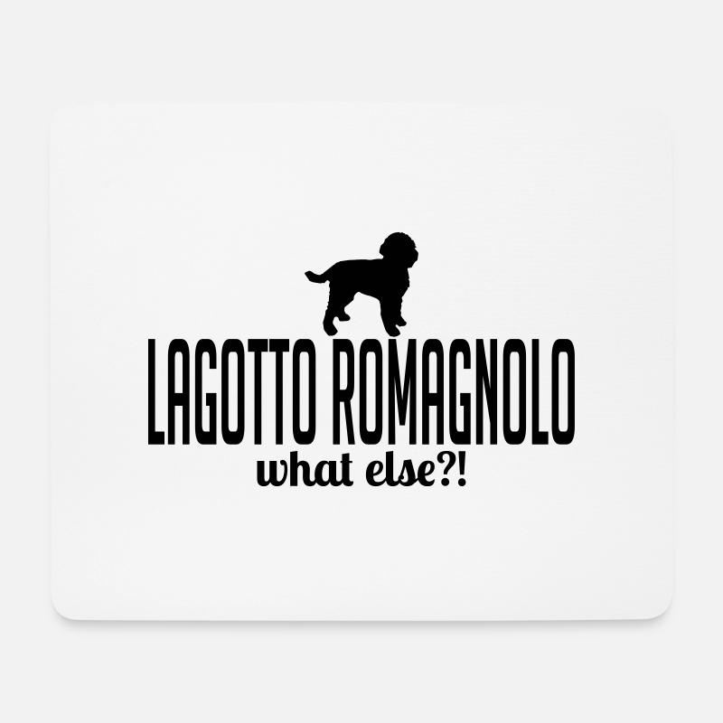 LAGOTTO ROMAGNOLO what else - Mousepad (Querformat) - Weiß