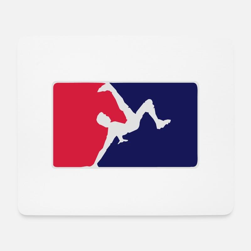Fußball - Mousepad (Querformat) - Weiß