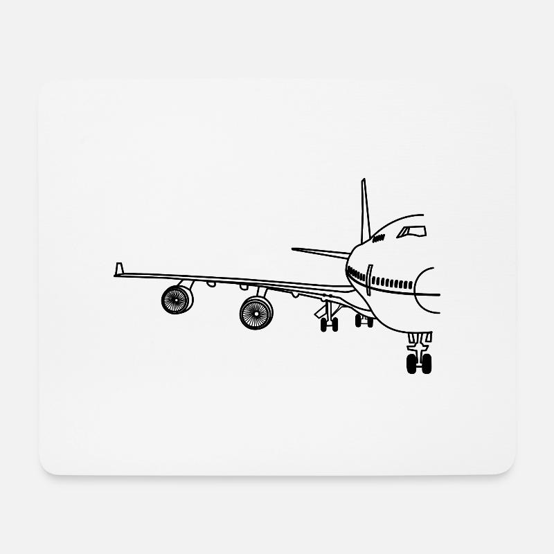 Queen of the Skies - Mousepad (Querformat) - Weiß