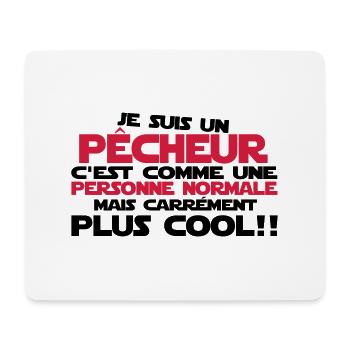 un pecheur - Tapis de souris (format paysage) - blanc - Devant