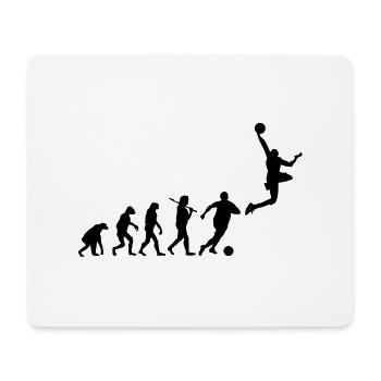 Basketball - Mousepad (Querformat) - Weiß - Vorne