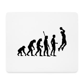 evolution_basketball_b_1c - Tapis de souris (format paysage) - blanc - Devant