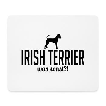 IRISH TERRIER was sonst - Mousepad (Querformat) - Weiß - Vorne
