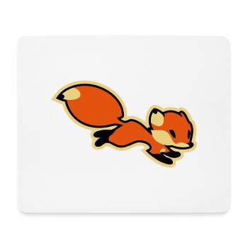 Fox - Mousepad (Querformat) - Weiß - Vorne
