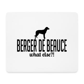 BERGER DE BEAUCE what else dog Wilsigns Beauceron - Mouse Pad (horizontal) - white - Front