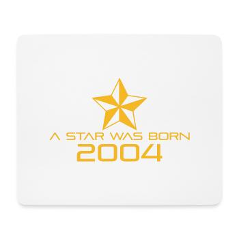 stern geburtstag geboren 2004 - Mouse Pad (horizontal) - white - Front