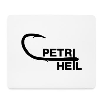 petri_heil - Mousepad (Querformat) - Weiß - Vorne