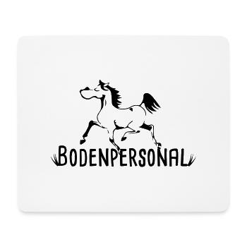 Bodenpersonal - Mousepad (Querformat) - Weiß - Vorne