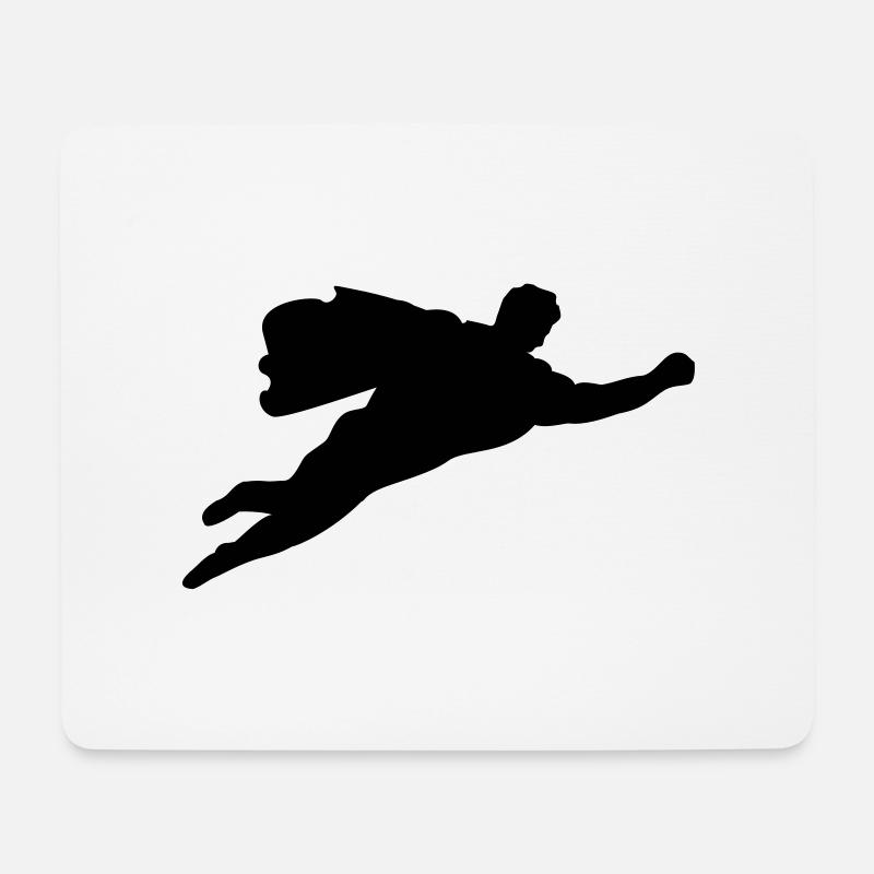 held - Mousepad (Querformat) - Weiß