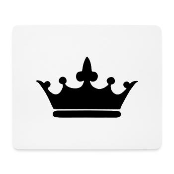 Krone - Mousepad (Querformat) - Weiß - Vorne