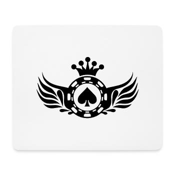 poker_ace_shield_f1 - Tapis de souris (format paysage) - blanc - Devant