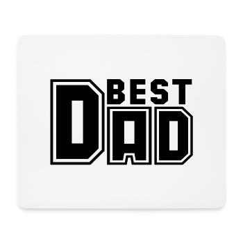 BEST DAD C-DESIGN - Mouse Pad (horizontal) - white - Front
