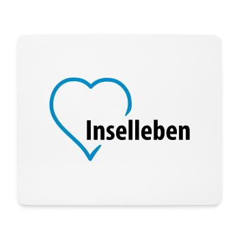 inselleben__f2 - Tapis de souris (format paysage) - blanc - Devant
