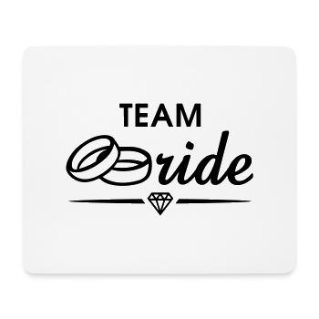 TEAM Bride Diamond - Mousepad (Querformat) - Weiß - Vorne