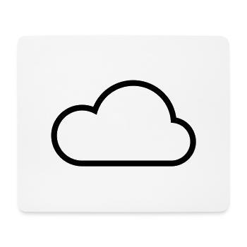 Clouds - Mouse Pad (horizontal) - white - Front