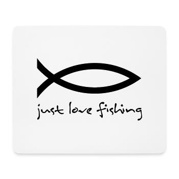 fishing - Mouse Pad (horizontal) - white - Front