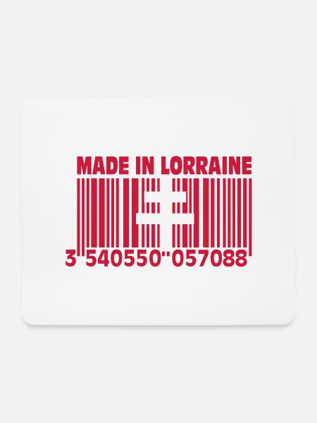Made in Lorraine II - Mouse Pad (horizontal) - white