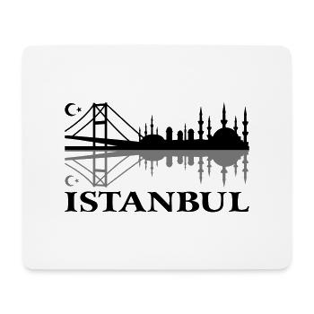 Istanbul Skyline. Türkei istanbul - Mousepad (Querformat) - Weiß - Vorne