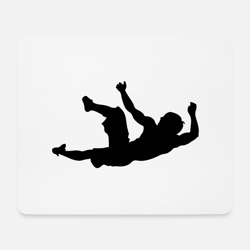 Klettern # 7 - Mousepad (Querformat) - Weiß