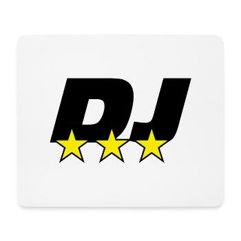 DJ ! - Tapis de souris (format paysage) - blanc - Devant