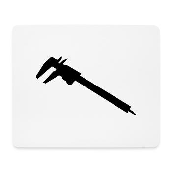 Kaliber_g1 - Mousepad (Querformat) - Weiß - Vorne