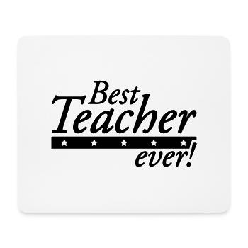 best_teacher_ever_p1 - Tapis de souris (format paysage) - blanc - Devant
