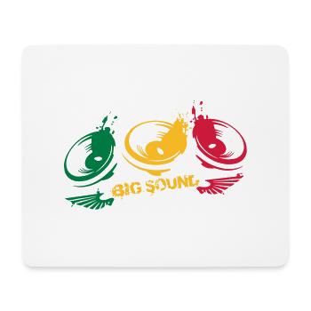 design sound reggea - Tapis de souris (format paysage) - blanc - Devant
