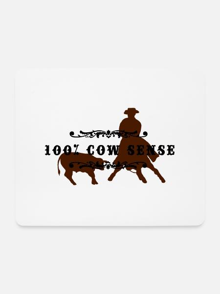 (cowsense_2c) - Mousepad (Querformat) - Weiß