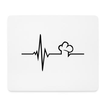 Koch - Puls - Mousepad (Querformat) - Weiß - Vorne